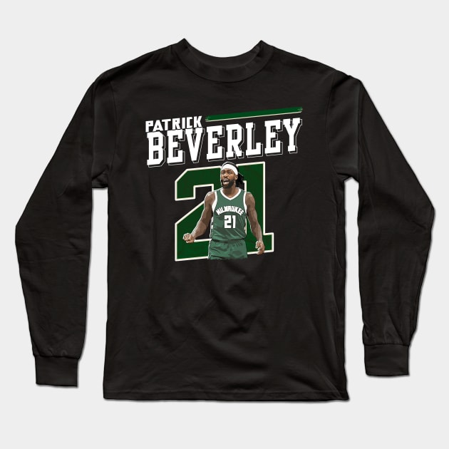 Patrick Beverley Long Sleeve T-Shirt by WYATB Art